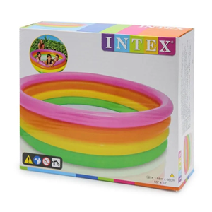 استخر بادی قطر 168 سانتیمتری کف بادی اینتکس intex مدل 56441-اسباب بازی ورزشی